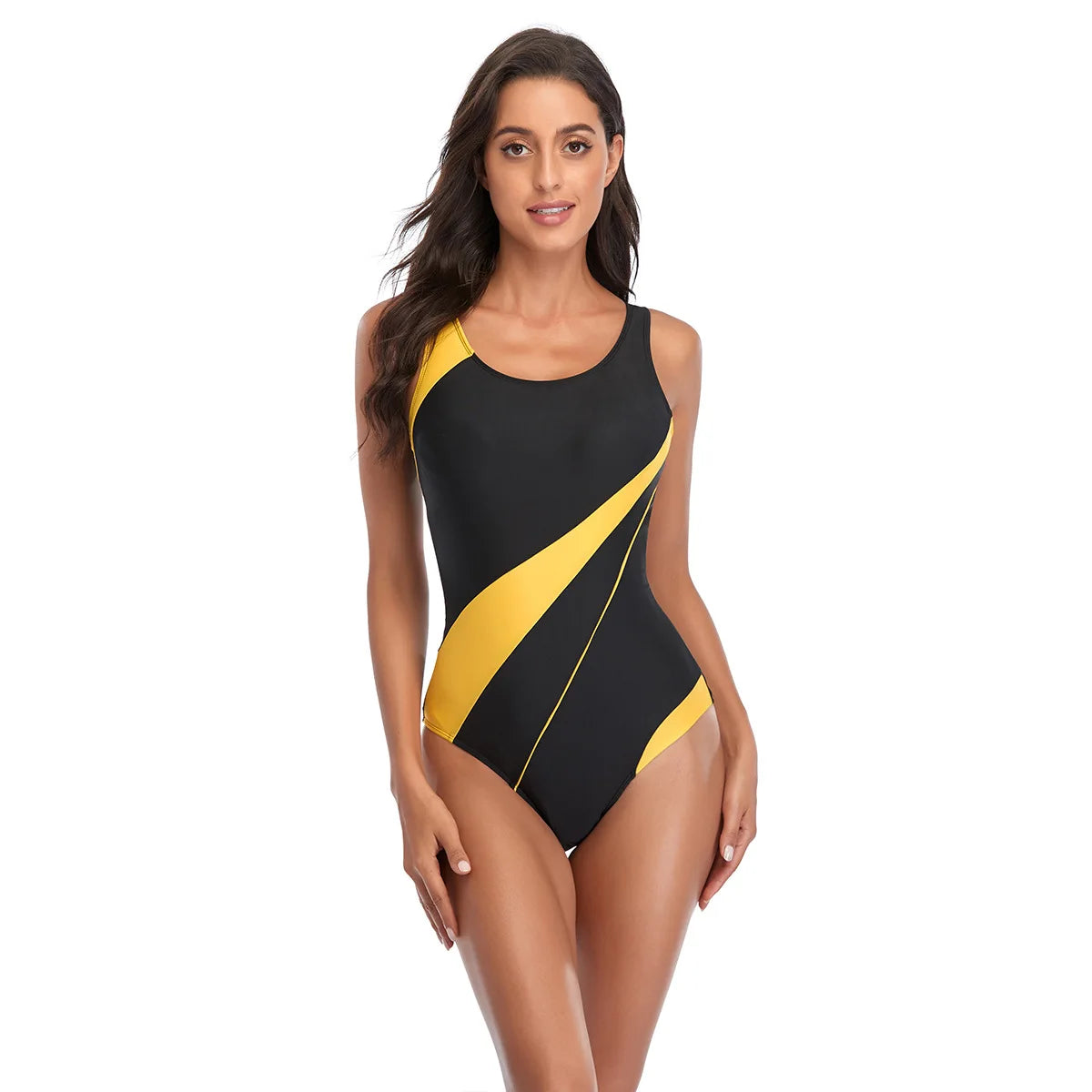 One-Piece Closed Sports Swimwear