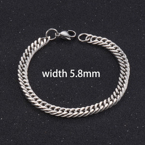 Stainless Steel Cuban Bracelet