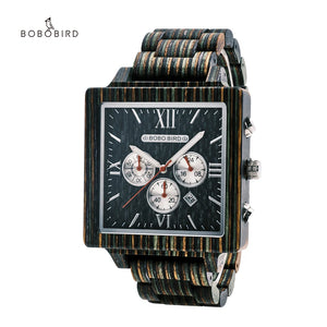 BOBOBIRD Quartz Square Wristwatch