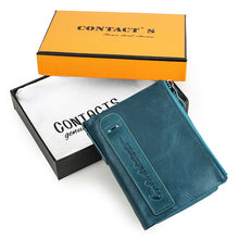 Genuine Crazy Horse Cowhide Leather Wallet