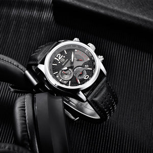 Quartz  Waterproof Sports Chronograph Watch