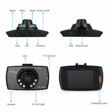 G30 Car DVR Camera Full HD 1080P 140° Dashcam with Night Vision G-Sensor