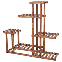 6 Tiered Wood Plant Stand