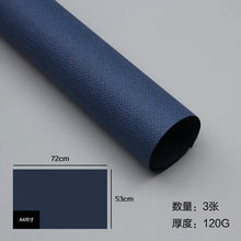 120gsm Thick Linen Textured Christmas Wrapping Paper