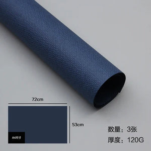 120gsm Thick Linen Textured Christmas Wrapping Paper