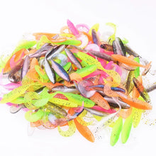 20pcs Curved Tail Artificial Jigs