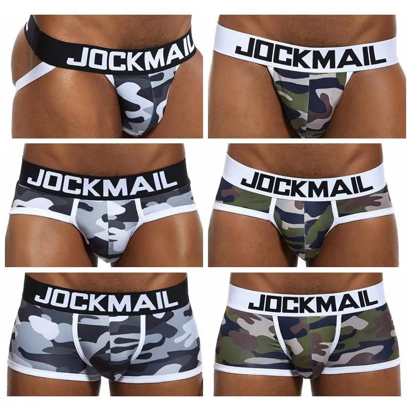 JOCKMAIL Spot Camouflage Print Jockstraps