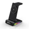 Electronic  5 in 1 Wireless Charger With Clock Temperature Display