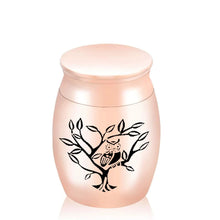 Owl Pattern Keepsake Cremation Urn