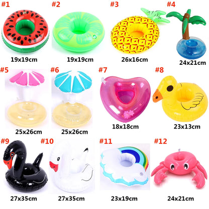 Inflatable Cup Pad Drink Holder Pool Float