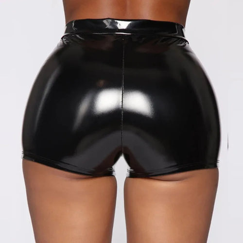 Hot Solid Color Fashionable High Waist Hip Wrap Shorts