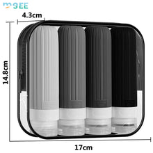 SeeMore Silicone Leakproof Portable Container Travel Toiletry Kit