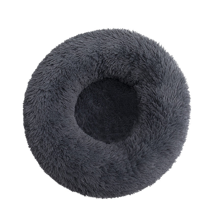 Comfortable Donut Shape Ultra Soft Washable Cushioned Bed