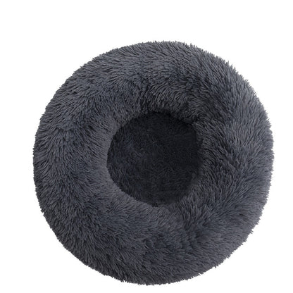 Comfortable Donut Shape Ultra Soft Washable Cushioned Bed