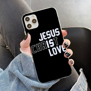 Jesus Print Cover for iPhone