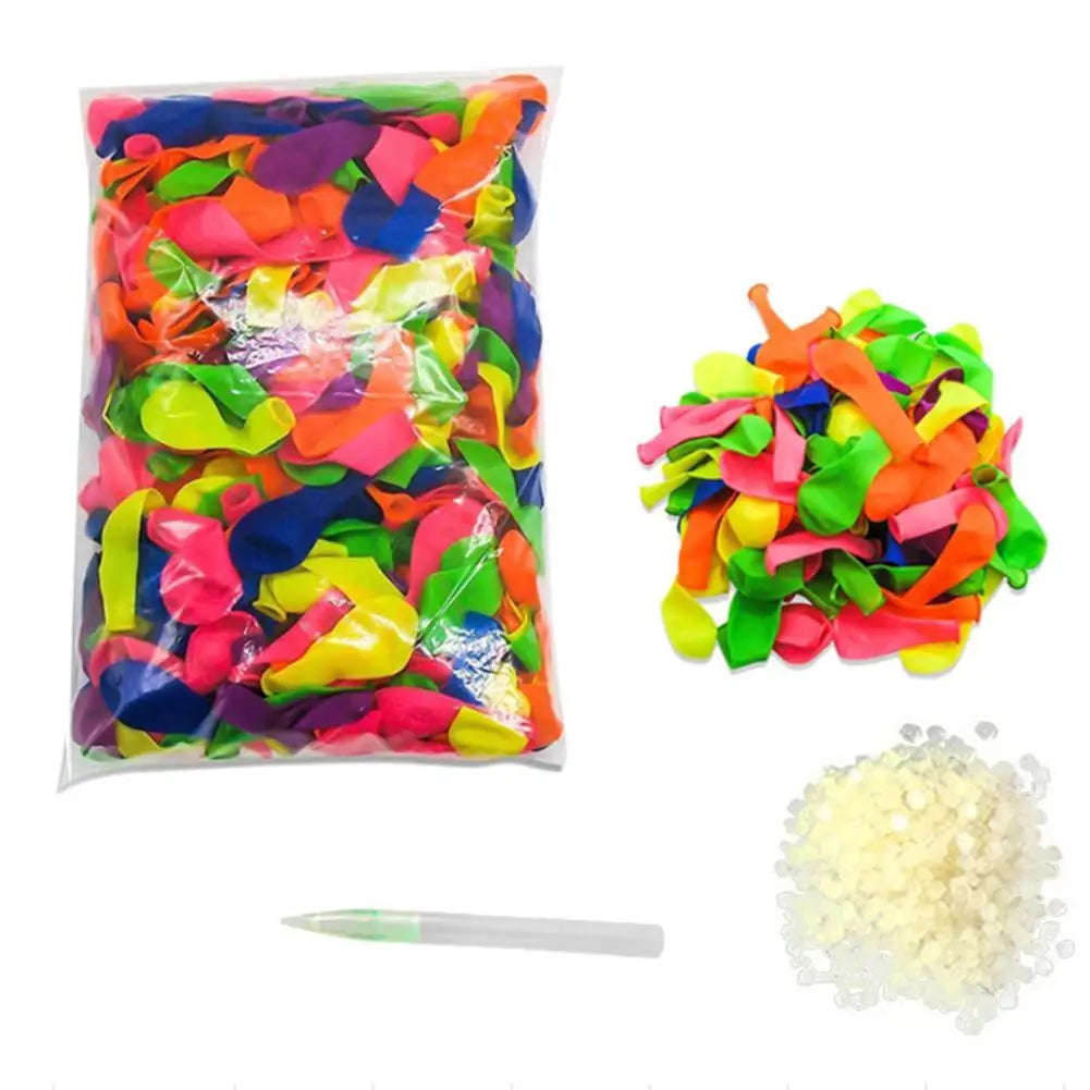 111pcs Multicolor Latex Filling Water Balloons
