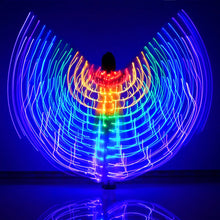 LED Fairy Wings Colorful Butterfly Belly Dancing Costume