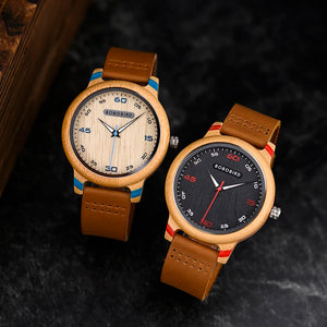 BOBOBIRD Bamboo Wood Watch