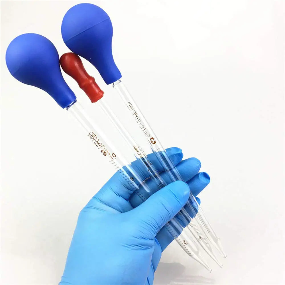 3 Pieces Glass Graduated Transfer Dropper