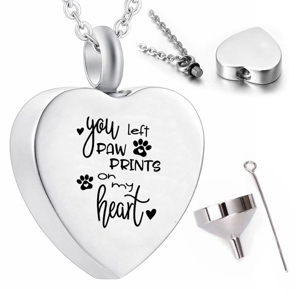 Pet Keepsake Urn Cremation Necklace