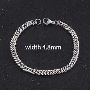 Stainless Steel Cuban Bracelet
