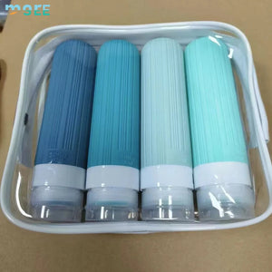 SeeMore Silicone Leakproof Portable Container Travel Toiletry Kit