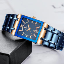 Square Face Roman Numeral Dial Ladies Watch