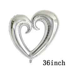 Love Heart Bear Foil Balloons