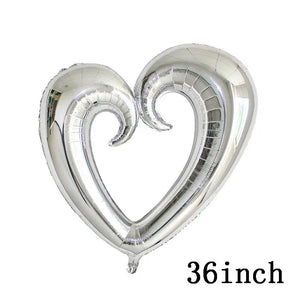 Love Heart Bear Foil Balloons