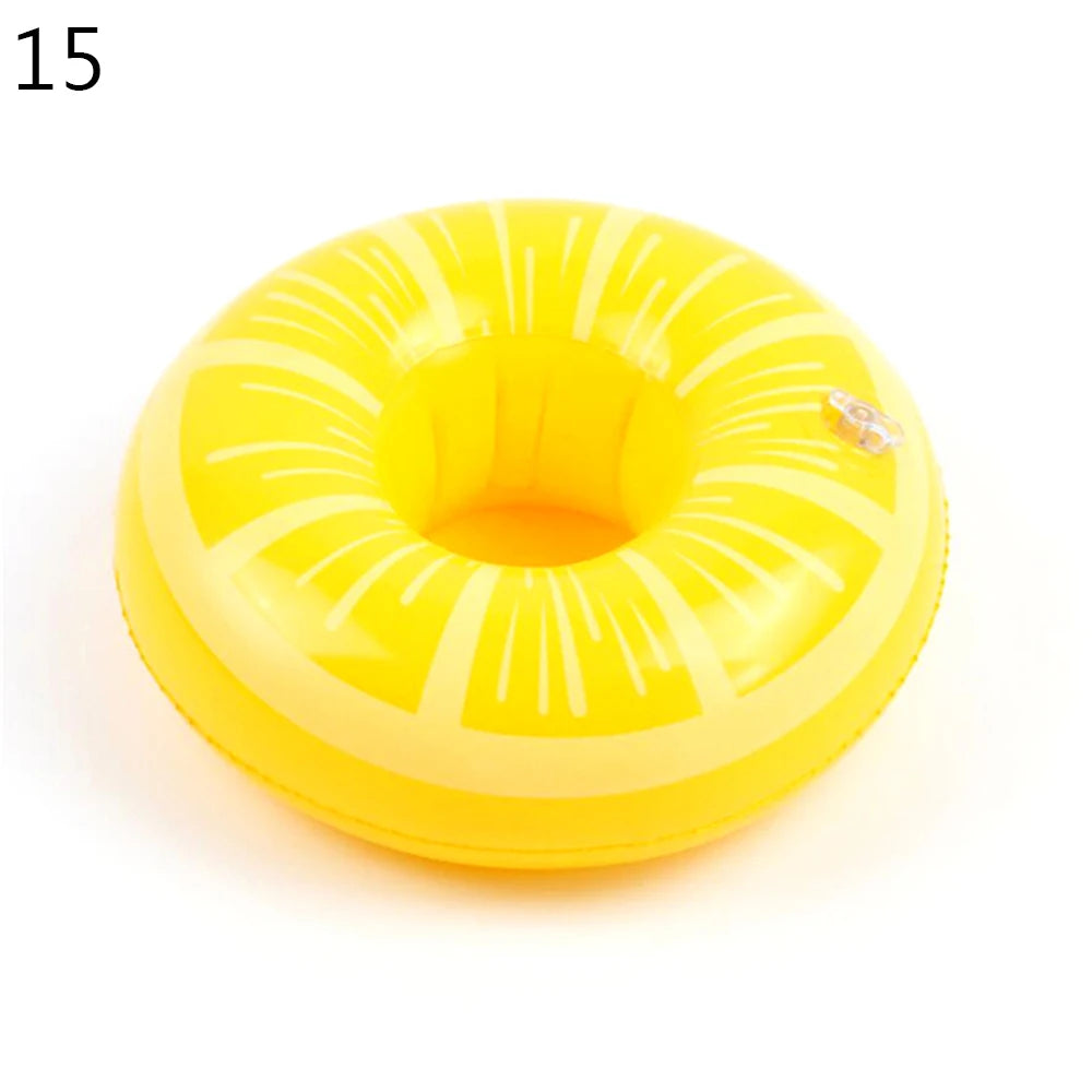 Inflatable Cup Pad Drink Holder Pool Float