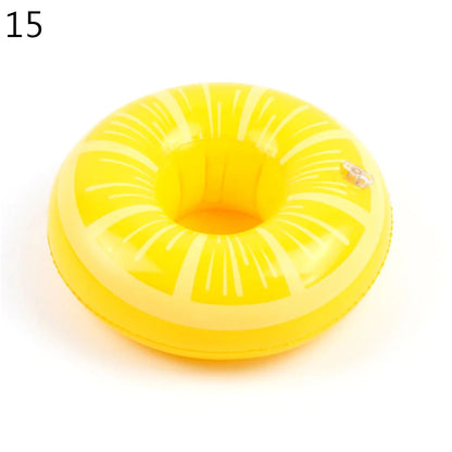 Inflatable Cup Pad Drink Holder Pool Float