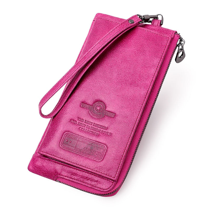 Genuine Leather Rfid Blocking Wallet