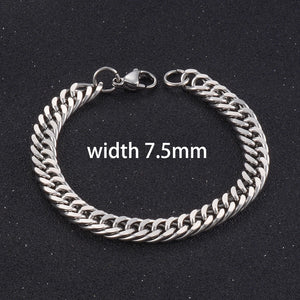 Stainless Steel Cuban Bracelet