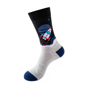 Creative Combed Cotton Personality Socks