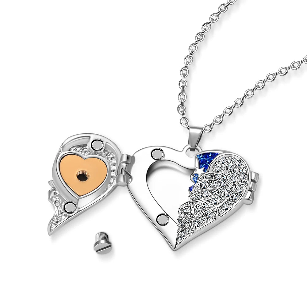 A Piece of My Heart Lives in Heaven Urn Necklace