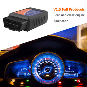 Elm327 Obd2 Scanner Elm 327 V1.5/V2.1 Bluetooth Code Reader Auto Diagnostic Scanner