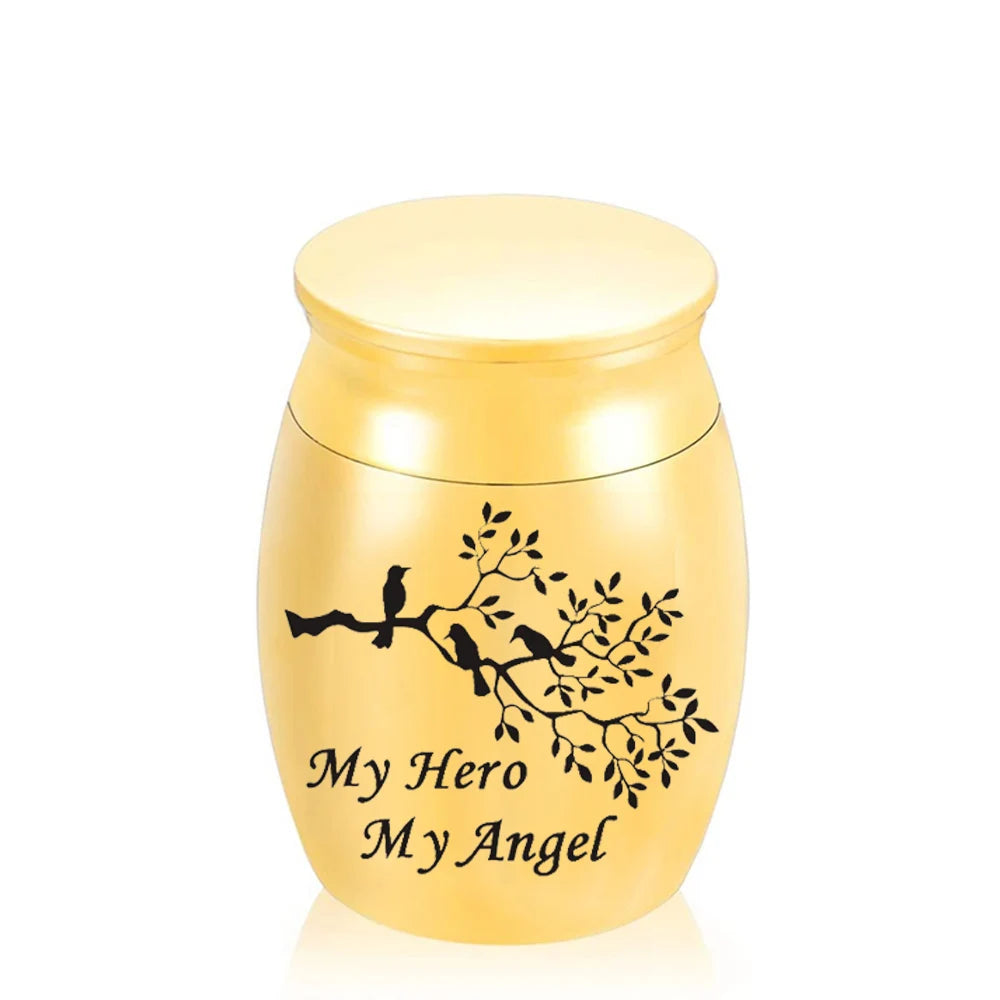 Owl Pattern Keepsake Cremation Urn