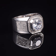 925 Sterling Silver Round 2ct Simulated Diamond Ring