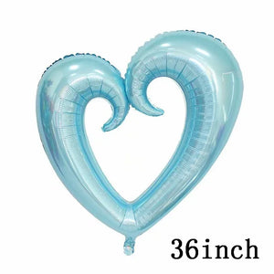 Love Heart Bear Foil Balloons