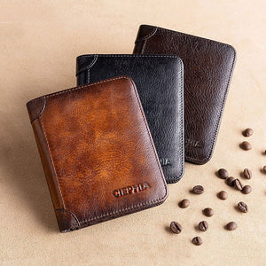 Genuine Leather Rfid Protection Wallet