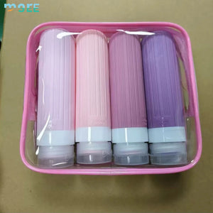 SeeMore Silicone Leakproof Portable Container Travel Toiletry Kit