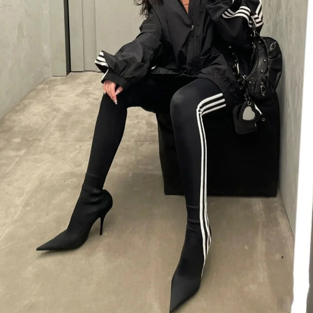 Over-the-Knee High-Heeled Stretch Cross-Border Boots