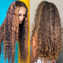 Wavy Brazilian Highlighted Wigs