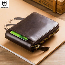 Genuine Leather RFID Multifunction Wallet