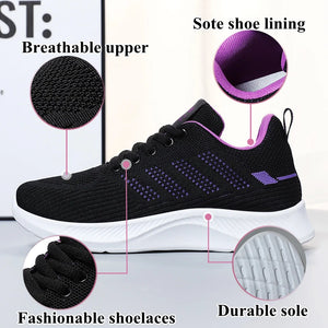 Fashion Fly Knit Comfort Breathable Walking Shoes