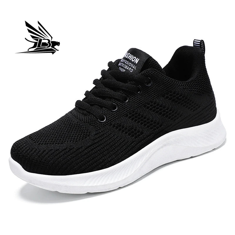Fashion Fly Knit Comfort Breathable Walking Shoes