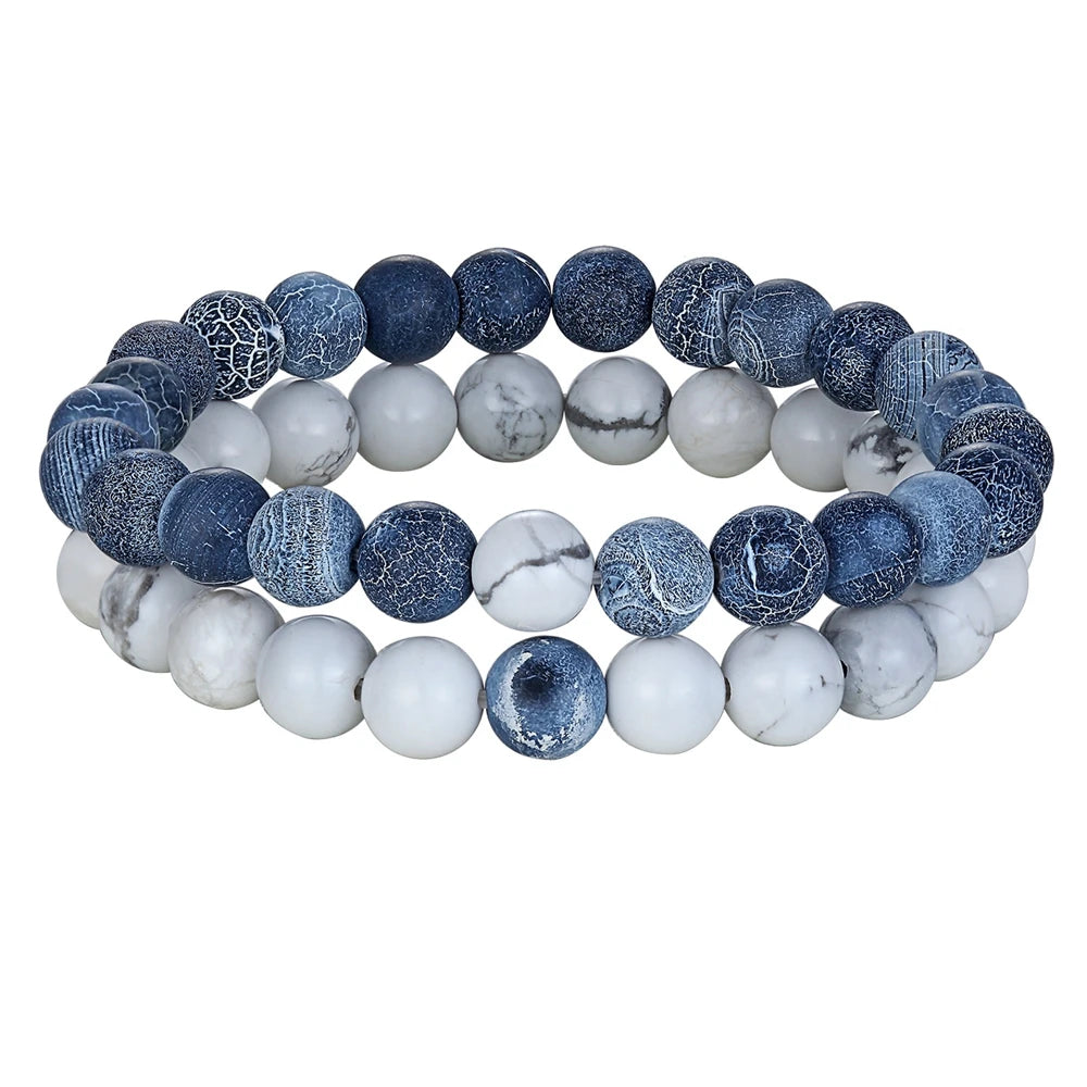 Multi-color Combination Beaded Bracelets