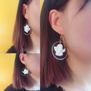 Big Cross Long Earrings for Women