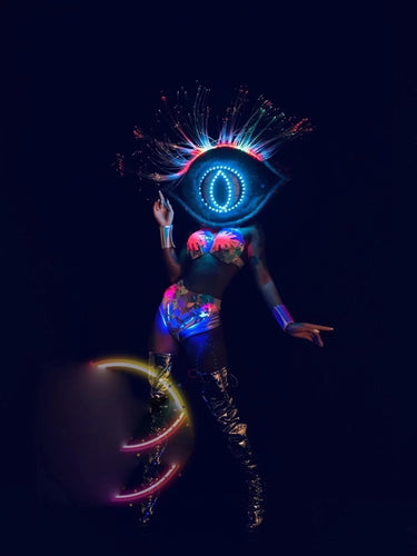 Light-up Monster Eye Future Show Stage Costume