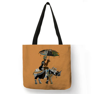 Designer Print Handbag